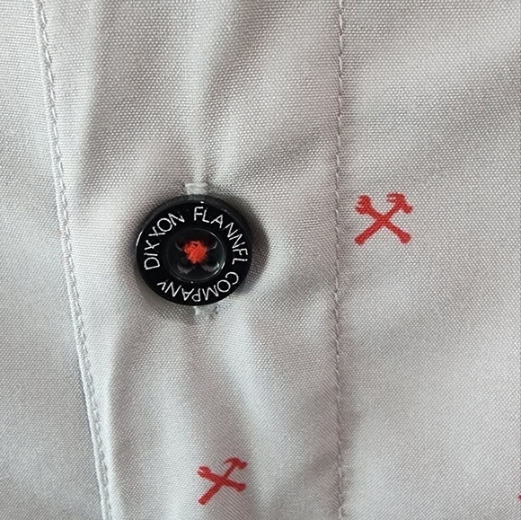 Dixxon The Finney Flannel 4x Hammer Wrench Button Down Short Sleeve Pocket - Picture 5 of 8